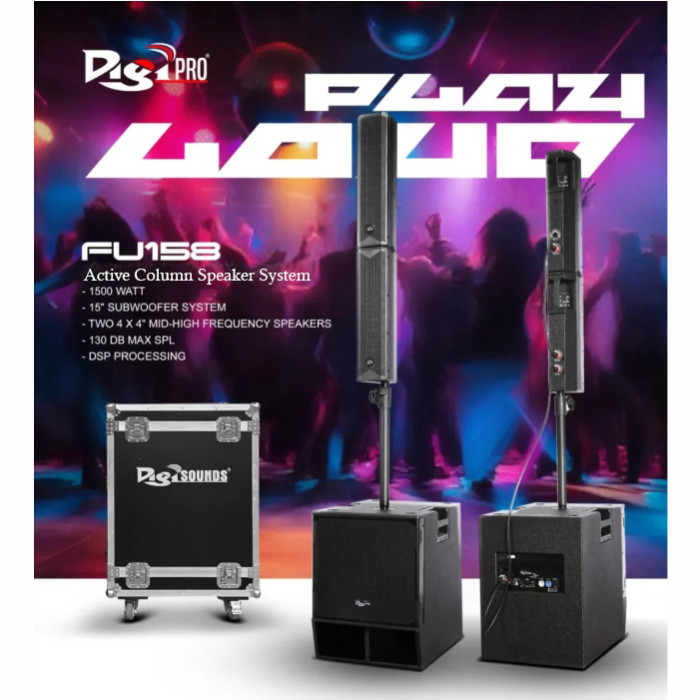 DigiPro FU158 Professional Active Column Speaker System